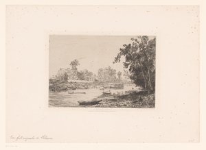 Vista del Sena en Neuilly
À Neuilly (Seine) (título en el objeto)