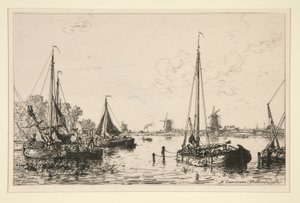 A Zaandam, Holanda (En Zaandam, Holanda) de Maxime Lalanne