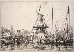 En Harlem, Holanda, 1877 de Maxime Lalanne
