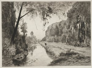 Canal en Pont Sainte-Maxence de Maxime Lalanne