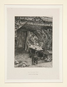 Le look out, cabinet de Victor Hugo (El puesto de vigilancia, el despacho de Victor Hugo), pl. 9 de la suite Chez Victor Hugo (Victor Hugo