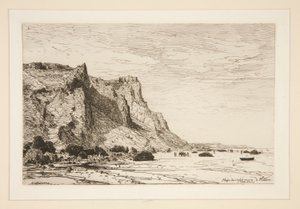¿Playa de las vacas negras? Villers (Calvados) (Playa de las Vacas Negras en Villiers [Cavaldos]) de Maxime Lalanne
