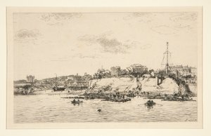 ¿Puerto de La Plataine? Royan (El puente de La Plataine en Royan) de Maxime Lalanne