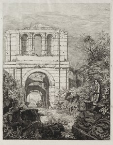 Ruinas del Palais Gallien en Burdeos de Maxime Lalanne