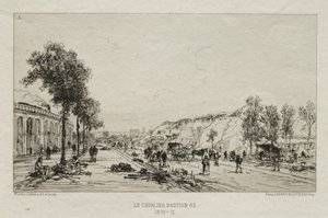 Recuerdos artísticos del Sitio de París: Le Cavalie Bastion 63, 1870-71
