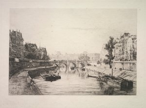Vista desde el puente de St. Michel de Maxime Lalanne