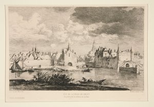 Vue de la ville de Delft (Vista de la ciudad de Delft) de Maxime Lalanne