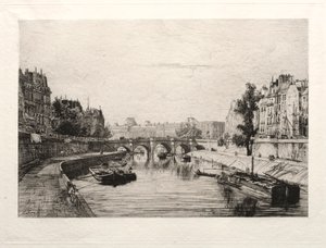 Vue prise du Pont S. Michel de Maxime Lalanne