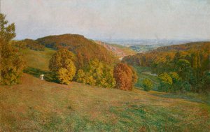 Viena desde el Kobenzl de Maximilian Suppantschitsch