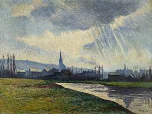 Paisaje a lo largo del río, 1896