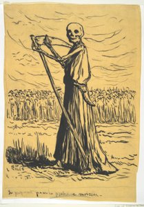 La muerte como segadora de Maximilien Luce