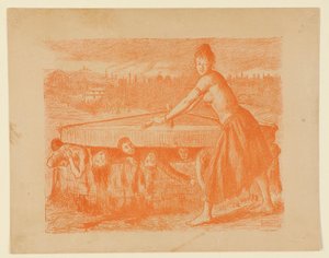 Der Heuhaufen (Épreuve a) de Maximilien Luce