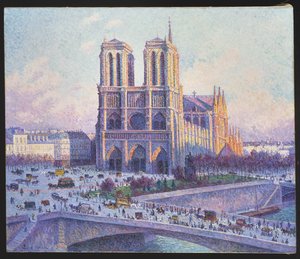 Notre Dame, París, vista desde el Quai Saint-Michel, 1901-04