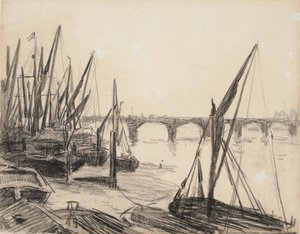 El Támesis en el puente de Vauxhall