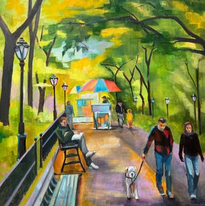 Paseo por el parque de la ciudad de Maxine Shore
