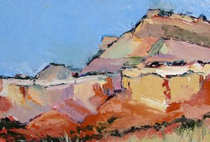 Cumbres desérticas de colores