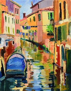 El colorido canal de Venecia