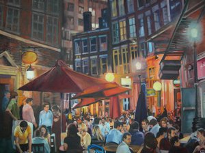 Una animada noche en la ciudad de Maxine Shore