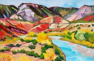 El vibrante río del Cañón de Maxine Shore