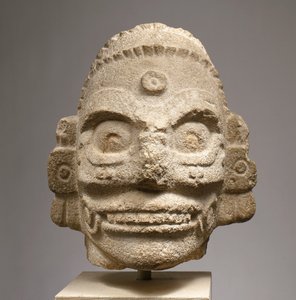 Cabeza de un dios de la lluvia, c.1000