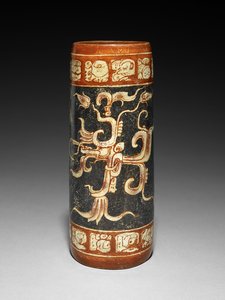 Vasija con Planta de Higuera Animada, 600-900 AD