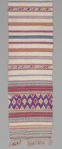 Tela ceremonial, c.1905-35 (algodón y seda) de Mayan Mayan