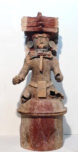 Incensario, de Copán, Honduras, América Central, período clásico tardío (600-900 d.C.) de Mayan Mayan