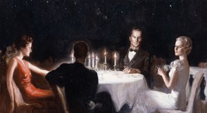 Cena Bajo las Estrellas de McClelland Barclay