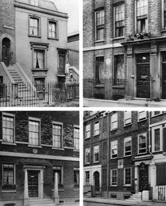 Cuatro casas londinenses de hombres famosos, Londres, 1926-1927 de McLeish