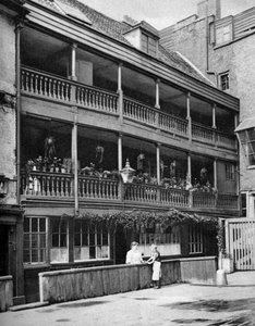 The George, posada del siglo XVII, Southwark, Londres, 1926-1927