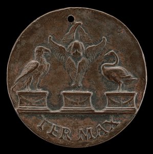 Querubín, cisne y águila [reverso], c. 1513 de Mea
