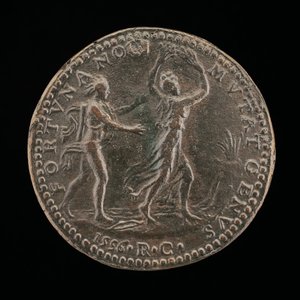 Apolo persiguiendo a Dafne [reverso], 1556 de Medallist R.C.