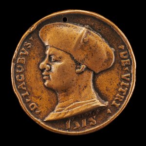 Jacques de Vitry-La Lière, fallecido en 1515, canónigo, decano y canciller [anverso], 1518 de Medallist of 1518