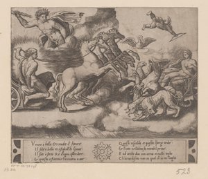 Carros de Venus y Apolo de Meester van de Dobbelsteen