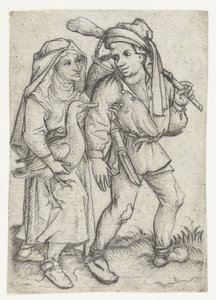 pareja campesina de Meester van het Amsterdamse Kabinet