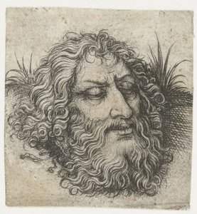 La cabeza de Juan el Bautista o de Goliat de Meester van het Amsterdamse Kabinet