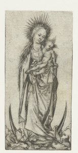 Madonna en la luna creciente