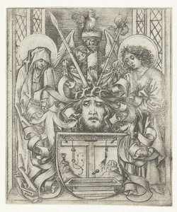 Escudo de armas con el Arma Christi de Meester van het Amsterdamse Kabinet