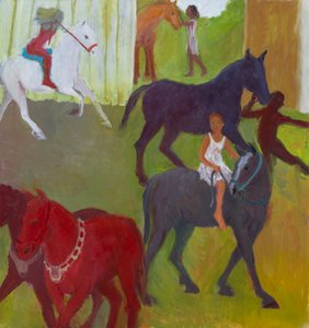 Cavalli, 2023 (óleo sobre lienzo)