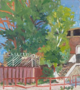 Tres vallas, 2012 (óleo sobre lienzo)