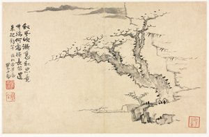 Paisajes en varios estilos después de los antiguos maestros de Mei Qing