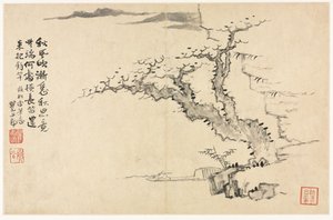 Paisajes en varios estilos después de los antiguos maestros, 1690 de Mei Qing