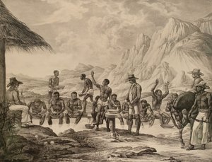 El lavado de diamantes, Curralinho, 1823-1831 de Meier