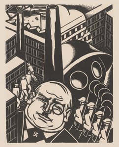 industria de guerra Contra la guerra y el fascismo (título de la serie) de Meijer Bleekrode