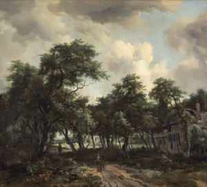 Cabaña entre árboles