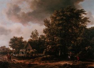 Paisaje de Meindert Hobbema