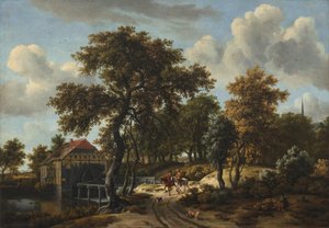 Los viajeros de Meindert Hobbema