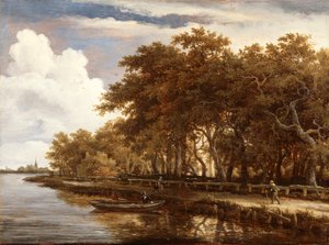 Ver a lo largo del Amstel de Meindert Hobbema