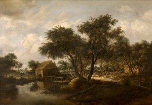 Molino de agua de Meindert Hobbema