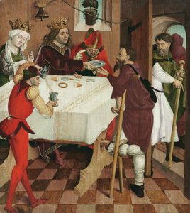 Donación de limosna de St. osvaldo de Meister der Oswaldlegende